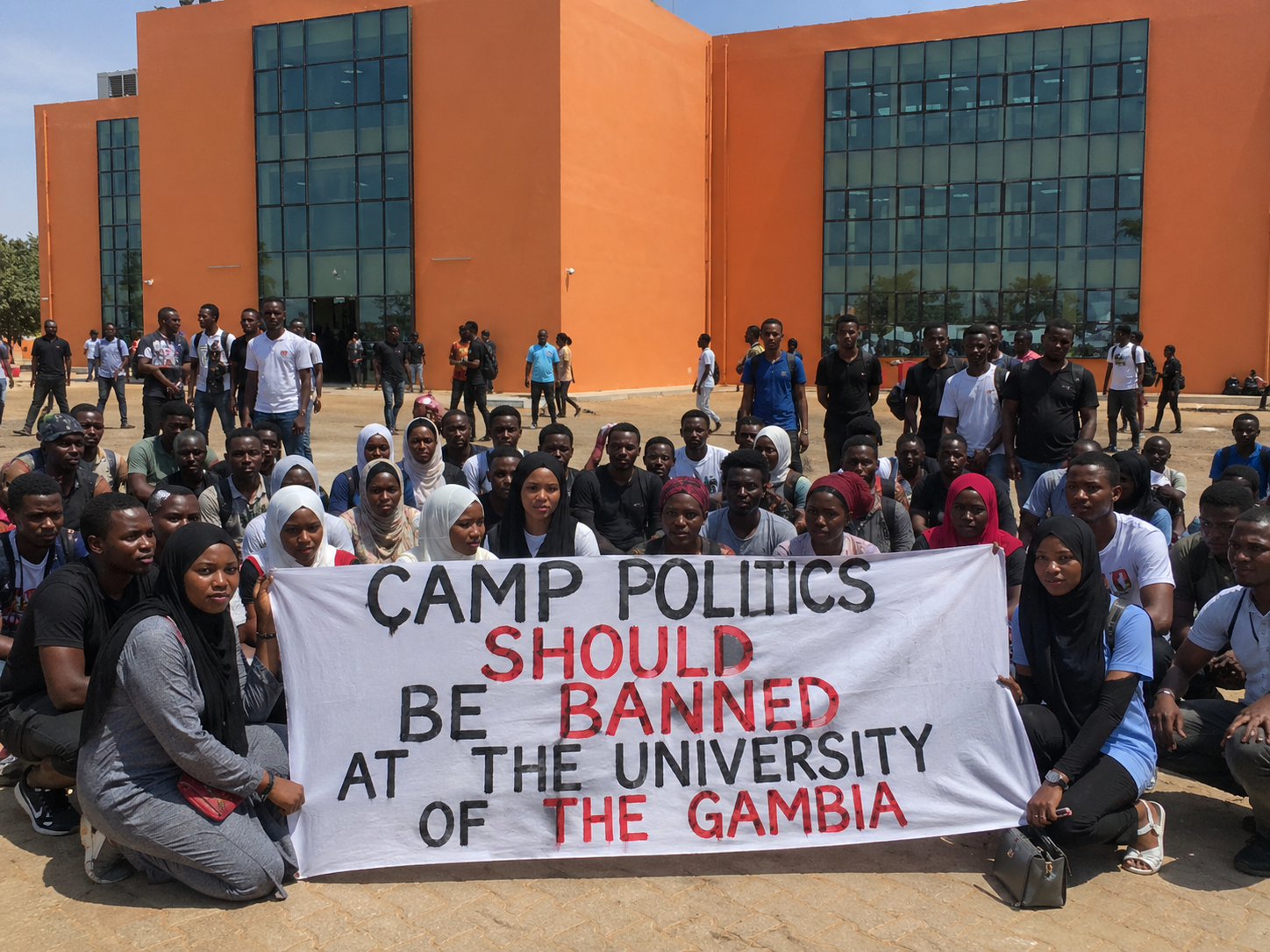 Students protesting
